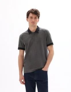 Celio Polo regular jersey en coton stretch -^Homme Polos