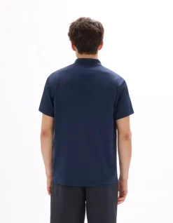 Celio Polo regular matière technique - marine^Homme Polos