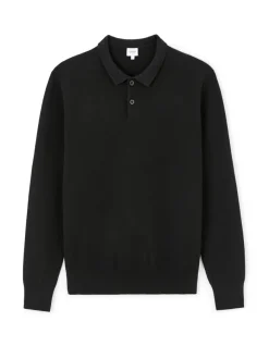 Celio Polo relaxed coton mélangé manches longues -^Homme Polos