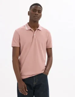 Celio Polo slim coton stretch -^Homme Polos