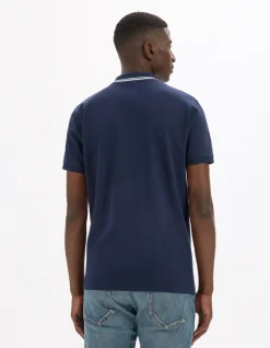 Celio Polo slim coton stretch - marine^Homme Polos