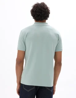 Celio Polo slim coton stretch - turquoise^Homme Polos