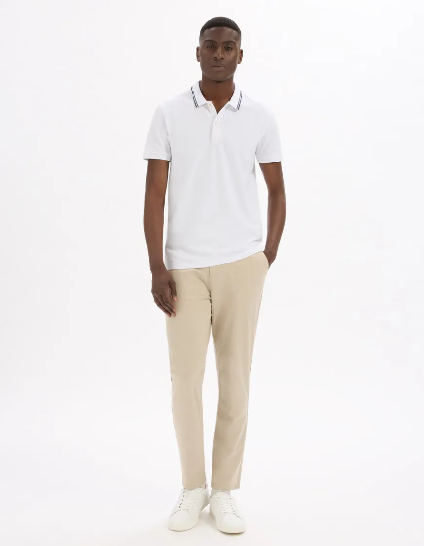 Celio Polo slim coton stretch -^Homme Polos