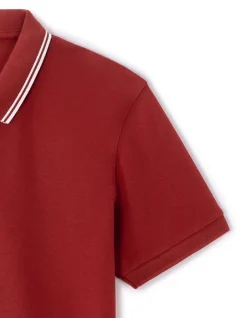 Celio Polo slim coton stretch - marron^Homme Polos