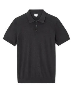 Celio Polo slim en maille coton mélangé - noir^Homme Polos