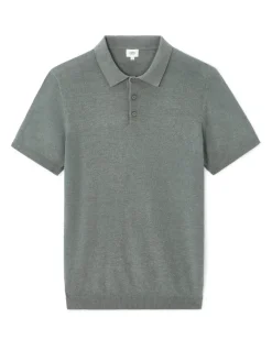 Celio Polo slim en maille coton mélangé - kaki^Homme Polos