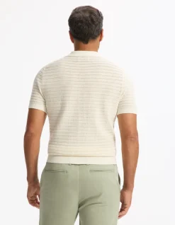 Celio Polo slim en maille texturée coton mélangé -^Homme Polos