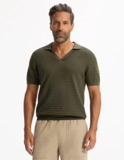 Celio Polo slim en maille texturée coton mélangé -^Homme Polos