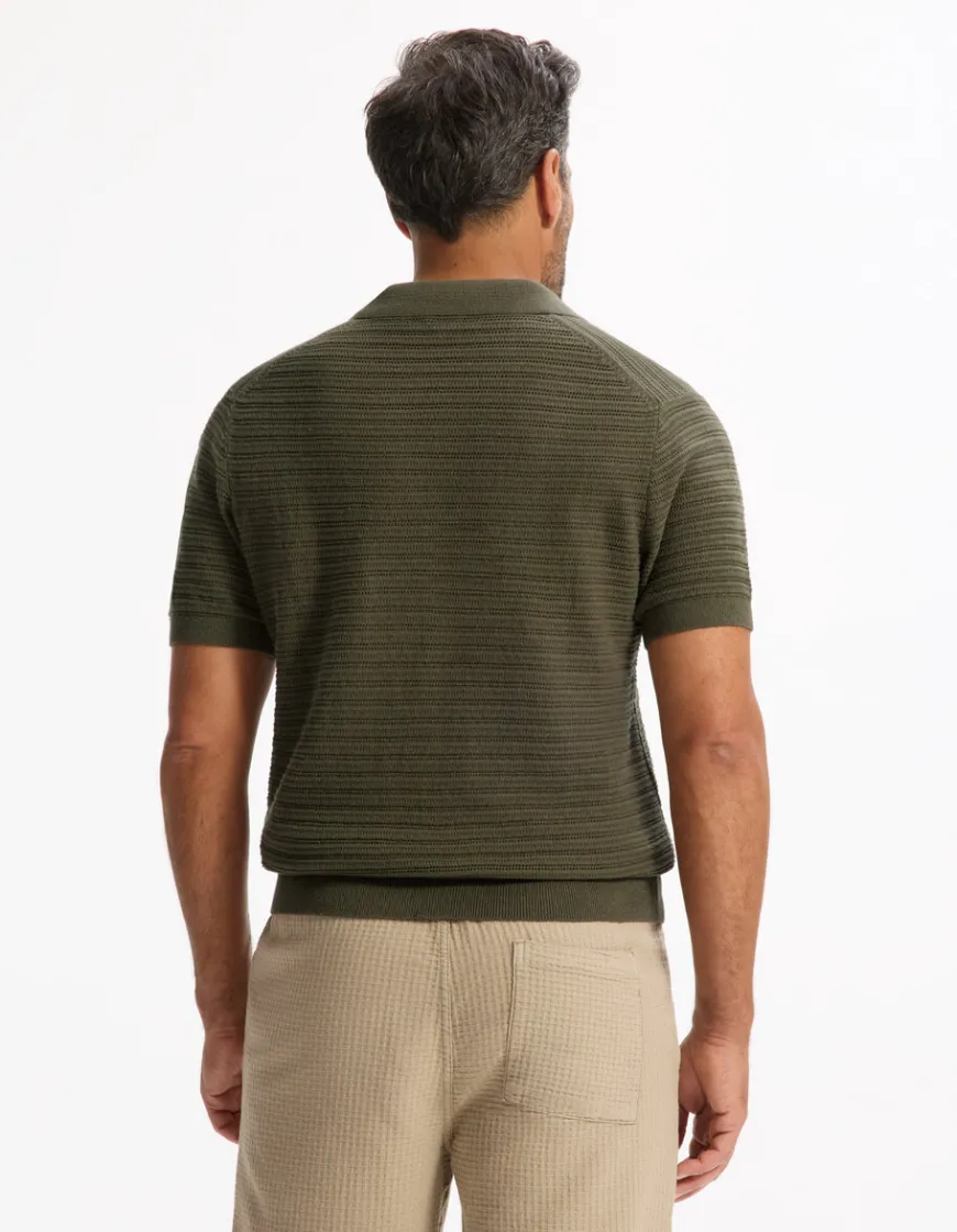 Celio Polo slim en maille texturée coton mélangé -^Homme Polos