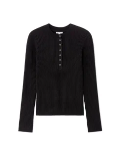 Celio Pull à col rond boutonné -^Femme Pulls
