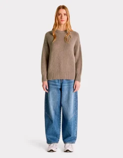 Celio Pull à col rond en maille soufflée -^Femme Pulls