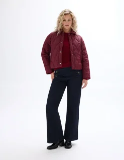 Celio Pull 100% laine mérinos à col rond - rouge^Femme Pulls