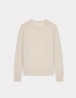 Celio Pull 100% laine mérinos à col rond - écru^Femme Pulls
