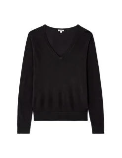 Celio Pull 100% laine mérinos à col V -^Femme Les Essentiels Aux Meilleurs Prix|Pulls