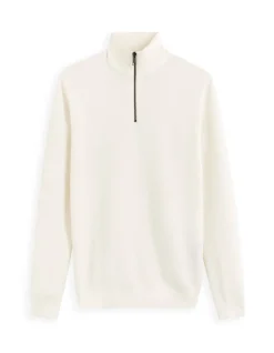 Celio Pull col camionneur 100% coton - écru^Homme Pulls