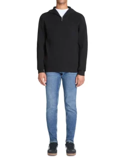 Celio Pull col camionneur regular coton mélangé -^Homme Pulls