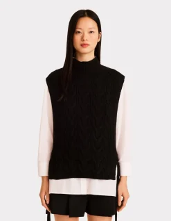Celio Pull col montant sans manche à nouer -^Femme Pulls