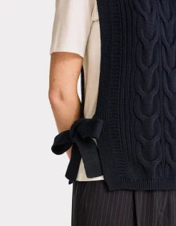 Celio Pull col montant sans manches à nouer -^Femme Pulls