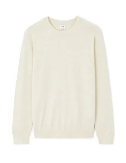 Celio Pull col rond 100% coton - beige clair^Homme Pulls