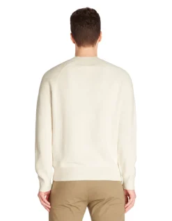 Celio Pull col rond 100% coton - beige^Homme Pulls
