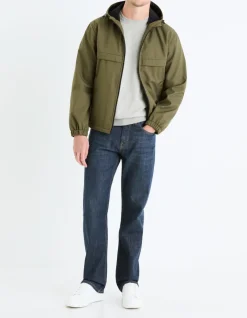 Celio Pull col rond 100% coton - gris chiné^Homme Pulls