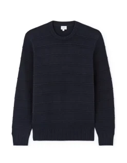 Celio Pull col rond 100% coton - marine^Homme Pulls