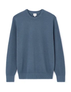 Celio Pull col rond 100% coton - marine^Homme Pulls