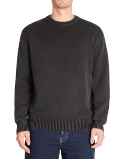 Celio Pull col rond 100% coton - marine^Homme Pulls