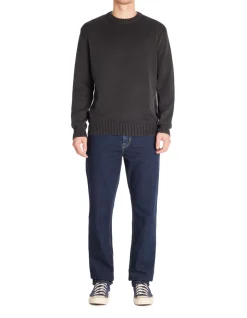 Celio Pull col rond 100% coton - marine^Homme Pulls