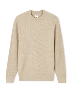 Celio Pull col rond 100% coton - taupe^Homme Pulls
