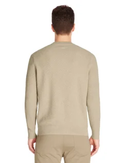 Celio Pull col rond 100% coton - taupe^Homme Pulls