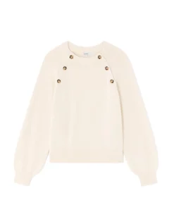 Celio Pull col rond avec boutons décoratifs -^Femme Pulls