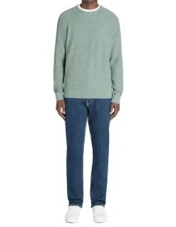Celio Pull col rond coton mélangé - vert^Homme Pulls