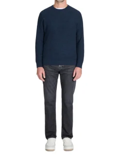 Celio Pull col rond coton mélangé - marine^Homme Pulls