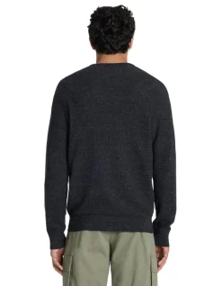 Celio Pull col rond coton mélangé - noir^Homme Pulls