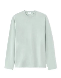Celio Pull col rond en coton mouliné - bleu clair^Homme Pulls