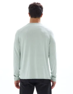 Celio Pull col rond en coton mouliné - bleu clair^Homme Pulls