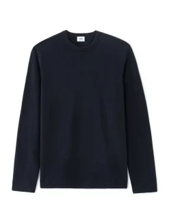 Celio Pull col rond en coton mouliné - marine^Homme Pulls