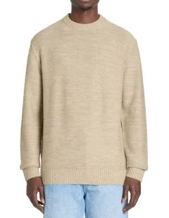 Celio Pull col rond relax coton mélangé -^Homme Pulls