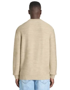 Celio Pull col rond relax coton mélangé -^Homme Pulls