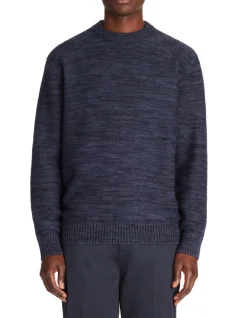 Celio Pull col rond relax coton mélangé - marine^Homme Pulls