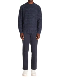 Celio Pull col rond relax coton mélangé - marine^Homme Pulls