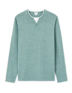 Celio Pull col tunisien coton mélangé - vert^Homme Pulls