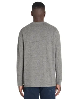 Celio Pull col tunisien coton mélangé - gris chiné^Homme Pulls