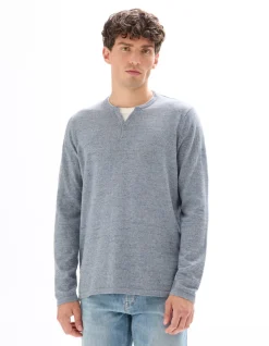 Celio Pull col tunisien coton mélangé - gris foncé^Homme Pulls