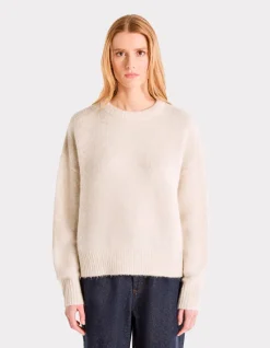 Celio Pull en maille à col rond - écru^Femme Pulls