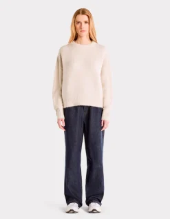 Celio Pull en maille à col rond - écru^Femme Pulls