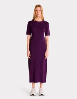 Celio Pull en maille côtelée - violet^Femme Pulls|Les Ensembles