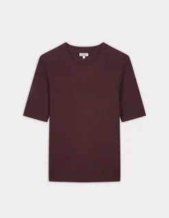 Celio Pull ensemble en maille côtelée - bordeaux^Femme Pulls|Les Ensembles