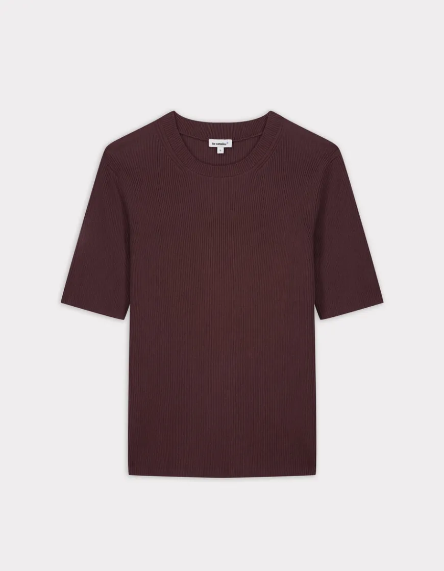 Celio Pull ensemble en maille côtelée - bordeaux^Femme Pulls|Les Ensembles